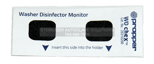 This is a Propper WD-Chex washer disinfector Indicator Strip