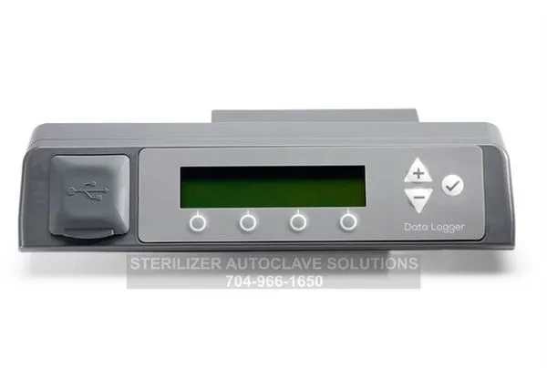 This is the front view of the Midmark sterilizer data logger
