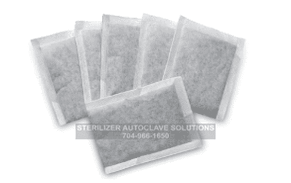 These are replacement carbon filter bags pn 8606 for the Tuttnauer DS1000 steam distiller purification system.