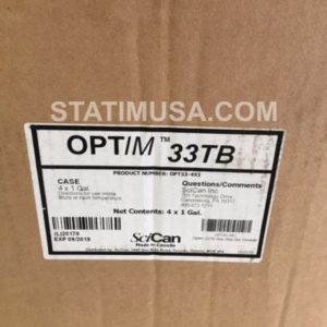 Optim 33TB Disinfectant Cleaner can be purchased by the bottle or case