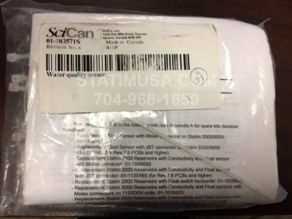 This is a Scican Statim 2000 5000 water quality sensor oem 01-103571s in its original packaging