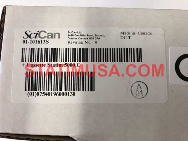 SciCan Statim 5000 Cassette Box Label