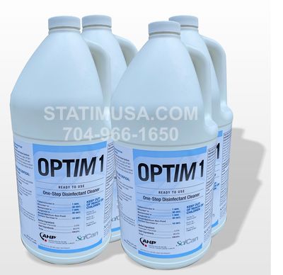We sell Optim 1 One-Step Disinfectant Cleaner by the gallon