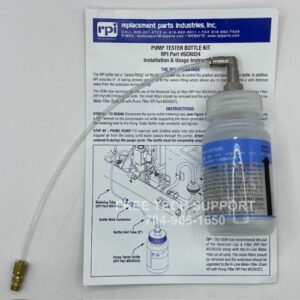 This is a Scican Statim 2000 - 5000 Pump Tester Bottle Kit RPI #SCK024