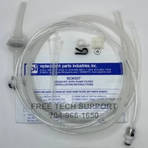 This is an RPI Scican Statim 2000 drain kit with pump filter #SCK037.