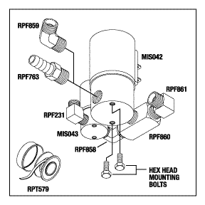 MIDMARK M9 M11 (New Style) SOLENOID VALVE (VENT) RPI Part #MIV139 OEM Part  #002-1361-00/014-0420-03