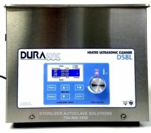 This is the front view of the Durasonic 2.1 gallon digital ultrasonic cleaner.