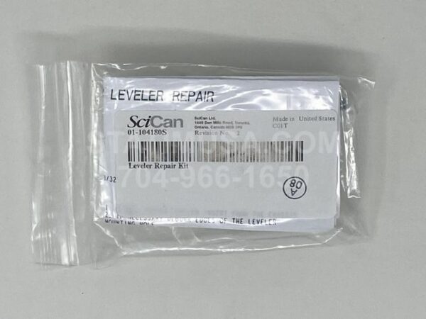 This is a SciCan STATIM G4 5000 Leveler Repair Kit OEM 01-104180S in its original packaging.