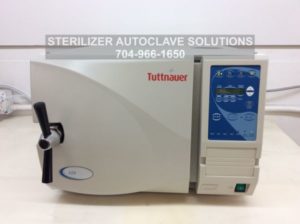 This is the front view of one of our beautifully re-manufactured Tuttnauer EZ9 Automatic Autoclaves.