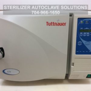 This is the close front view of one of our beautifully re-manufactured Tuttnauer EZ9 Automatic Autoclaves.