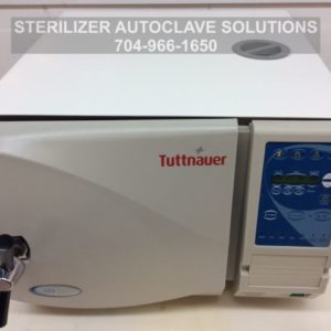 This is the front top view of one of our beautifully re-manufactured Tuttnauer EZ9 Automatic Autoclaves.