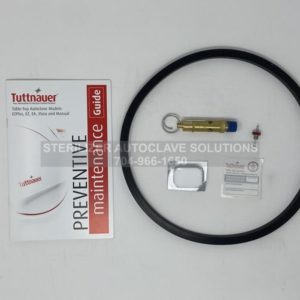 This shows the parts that belong in a Tuttnauer 2540M Annual Preventive Maintenance Kit