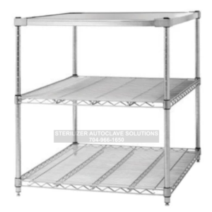This is a Tuttnauer 3870 3 shelf OEM autoclave stand.