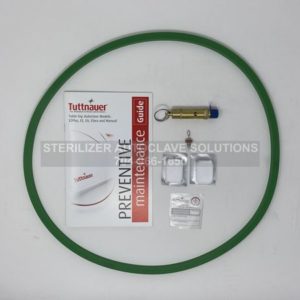 This shows the parts that belong in a Tuttnauer 3870M Annual Preventive Maintenance Kit