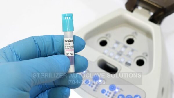 This is a single Tuttnauer Ultra Rapid Biological Indicator OEM WTL198-0072