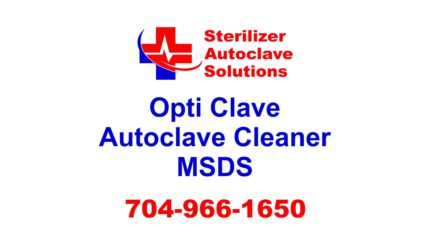 Opti Clave Autoclave Cleaner is a proprietary product to Sterilizer Autoclave Solutions.
