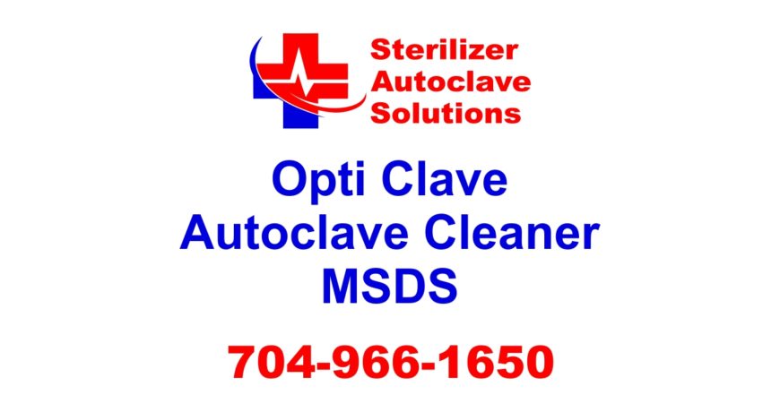 Opti Clave Autoclave Cleaner is a proprietary product to Sterilizer Autoclave Solutions.