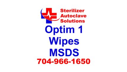 Disinfecting cleaner Optim 1 wipes are super safe for health and the environment. This msds shows the reasons why.