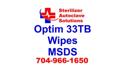 Disinfecting cleaner Optim 33TB wipes are super safe for health and the environment. This msds shows the reasons why.