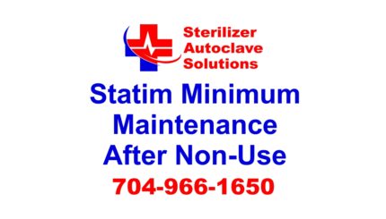 Statim minimum maintenance list as prescribed by Scican Ltd.