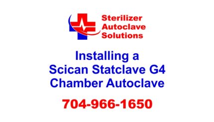 See the steps to properly install a Scican Statclave G4 chamber autoclave for in-service use