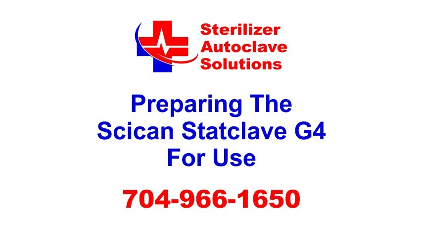 See how to get your Scican Statclave G4 ready to run some sterilization cycles
