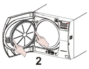 After pressing in the top and bottom you press in both sides