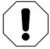 This is the caution symbol on the new Midmark Ritter digital display