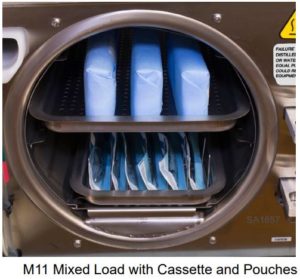 Mixed Load and Pouches configurations for the Midmark M11 Self-Contained Steam Sterilizer