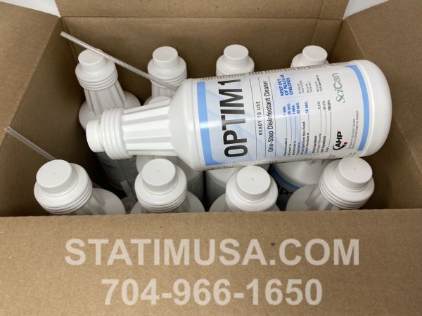 We sell Optim 1 One-Step Disinfectant Cleaner in 32 oz bottles