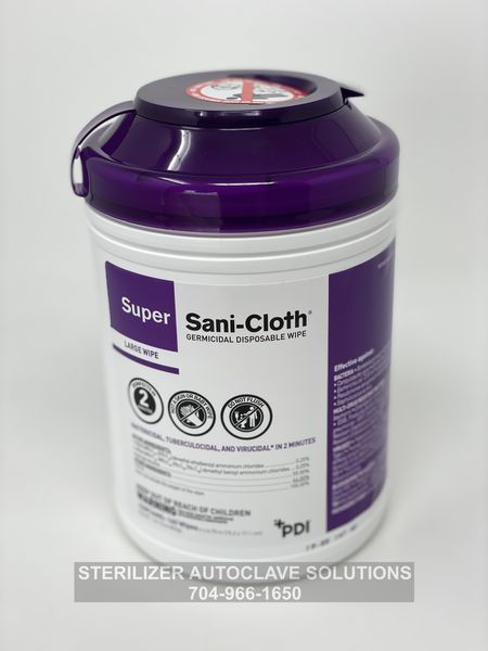 super sani-cloth germicidal disposable wipe - Statim USA Autoclave ...