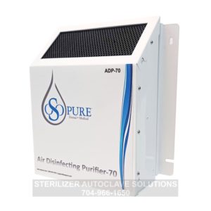 This is an OSO Pure Air Disinfecting Purifier-70 (Wall Mount) front view