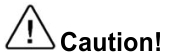 Tuttnauer white caution statement label