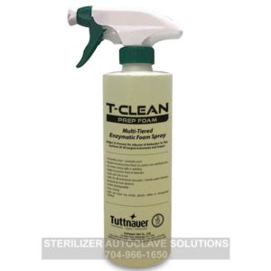 This is a bottle of Tuttnauer T-Clean Prep Foam OEM PF0006
