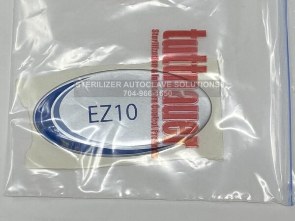 This is a Tuttnauer EZ10 autoclave door label