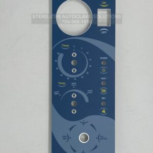 This is a Tuttnauer Control Panel OEM# CPN064-0022 for new style manual autoclaves