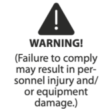 This is a failure to comply warning for the Coltene Biosonic UC150 users manual