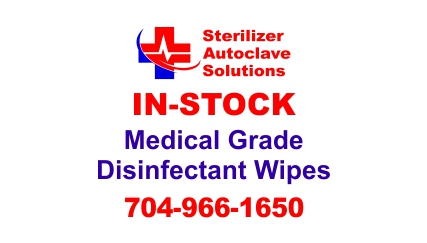 This article explains that we have the MBS MedTech medical grade disinfectant wipes in stock for purchase
