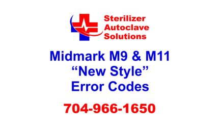 This article covers the "New Style" Midmark M9 and M11 error codes.