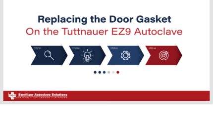 Replacing the Door Gasket on a Tuttnauer EZ9 Autoclave
