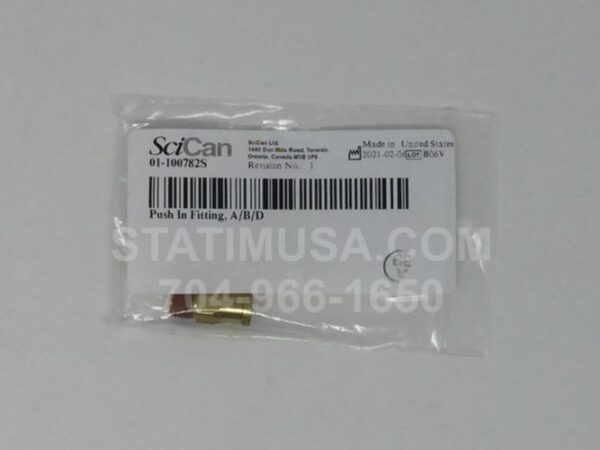 This is a Scican Statim 2000 Push In Fitting OEM 01-100782S in its original package
