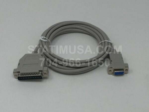 This is a Scican Statim 2000 or 5000 Printer or Data Logger Cable External Printer OEM 01-109644S showing the plug ends.