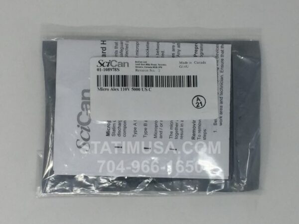 This is a Scican Statim 5000 Microprocessor 5XX Software OEM 01-108978S in the original packaging