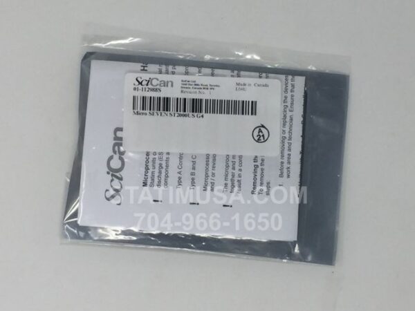 This is a Scican Statim G4 2000 Microprocessor SEVEN US OEM 01-112988S in the original packaging.
