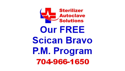 This article explains our FREE Preventive Maintenance Program that is available for the Scican Bravo sterilizer autoclave.
