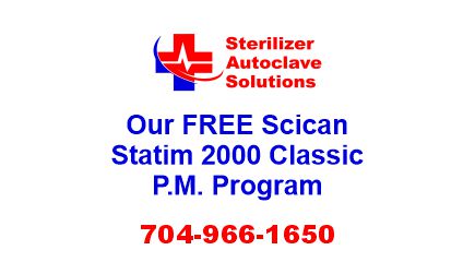 This article explains our FREE Preventive Maintenance Program that is available for the Scican Statim 2000 Classic sterilizer autoclave.