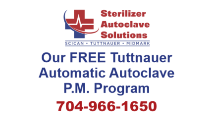 This article tells about our FREE Tuttnauer Automatic Autoclave Preventive Maintenance Program.