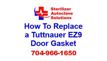 This article explains how to replace the door gasket on a Tuttnauer EZ9 steam autoclave
