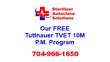 This article explains our FREE Preventive Maintenance Program that is available for the Tuttnauer TVET 10M autoclave.