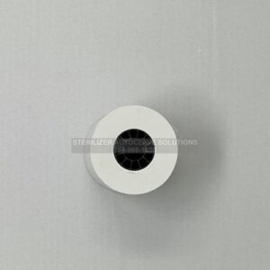 This is the end view of a Midmark M11® or M9® Thermal Printer Paper Roll OEM 060-0016-00